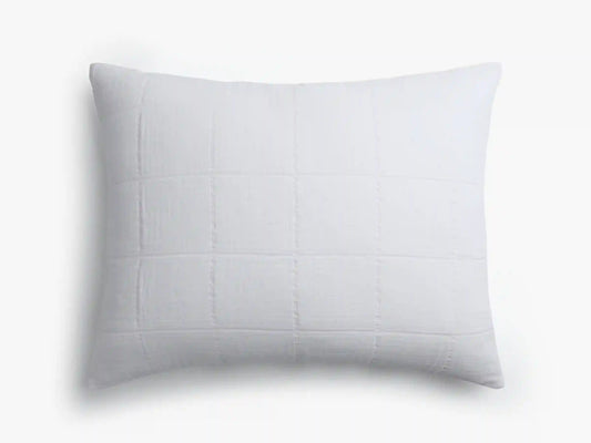 Terrace Gauze Sham Set - FINAL SALE (White)