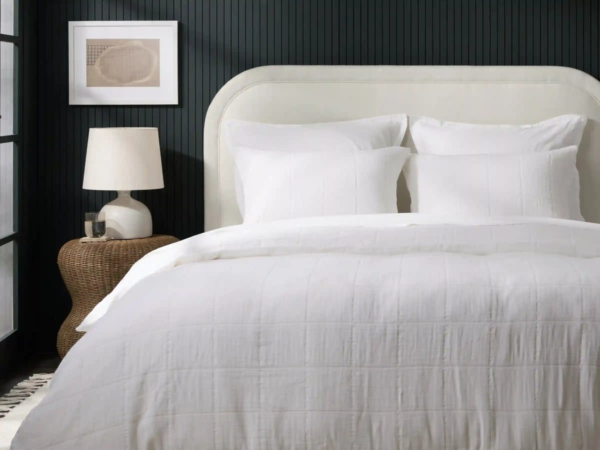 Terrace Gauze Sham Set - FINAL SALE (White)