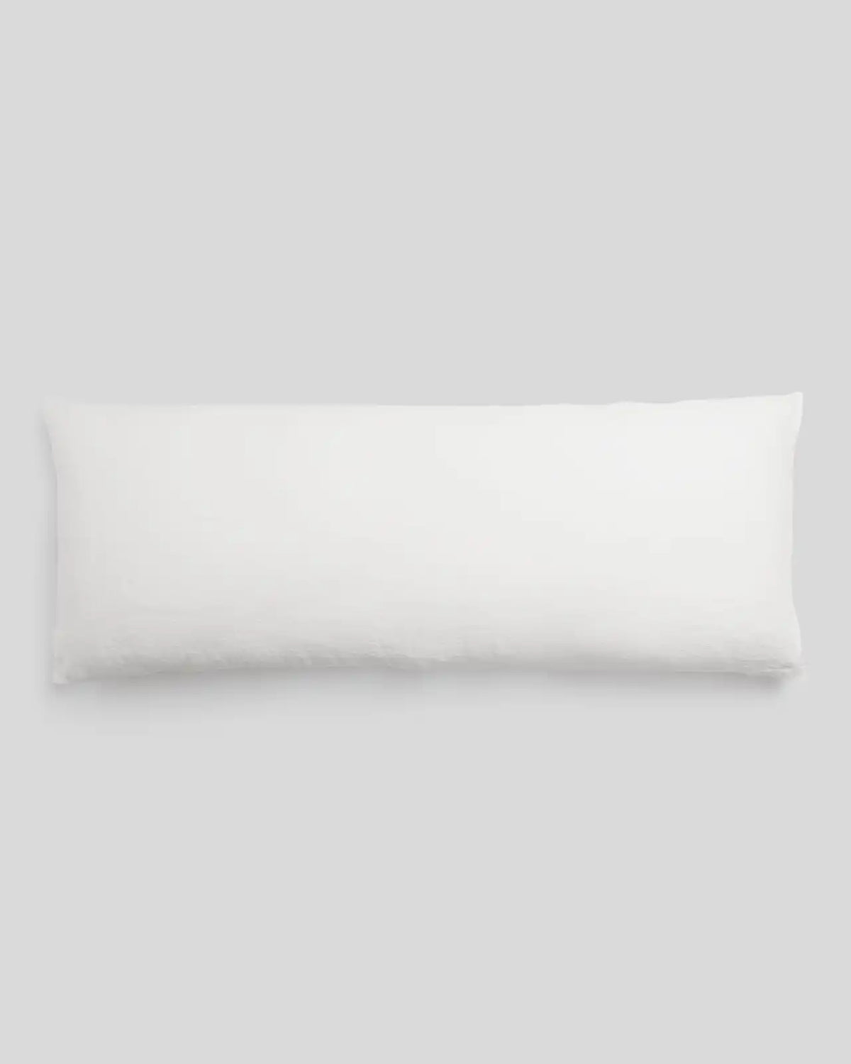 Vintage Linen Body Pillow Cover (Antique White)
