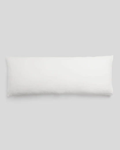 Vintage Linen Body Pillow Cover (Antique White)