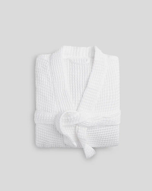 Waffle Robe (White)