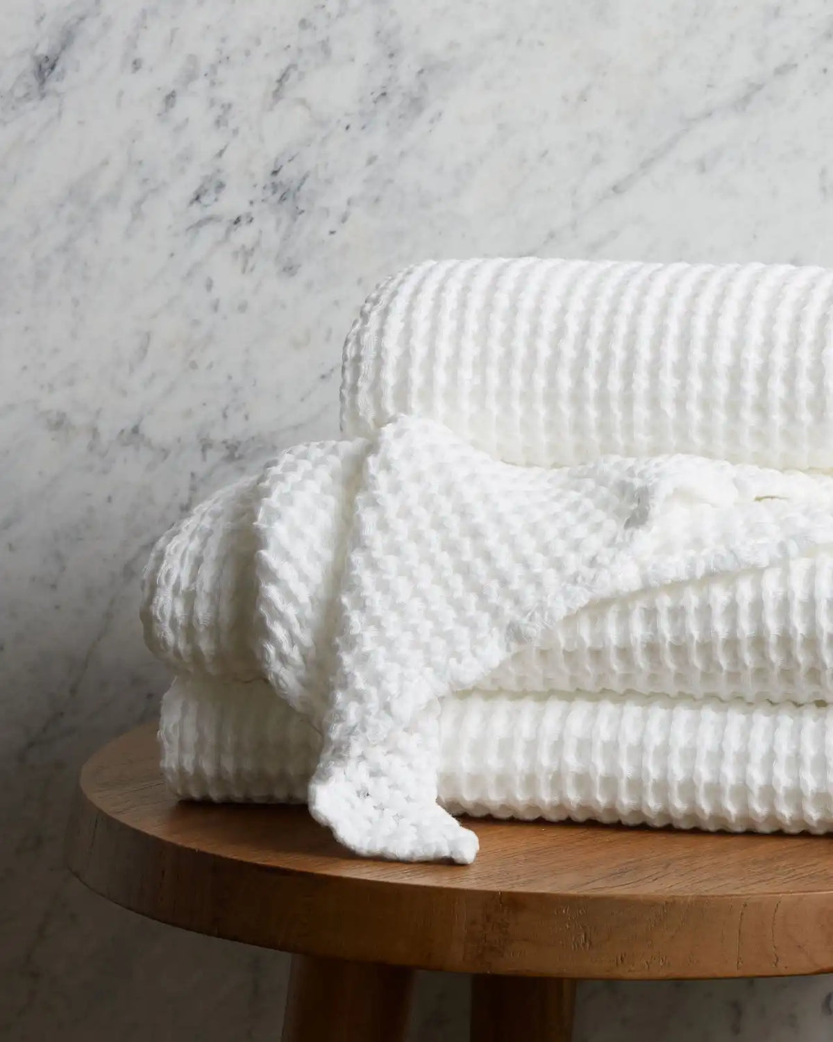 Waffle Towels (White)