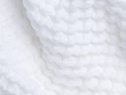 6+6 Waffle Bath Bundle - White