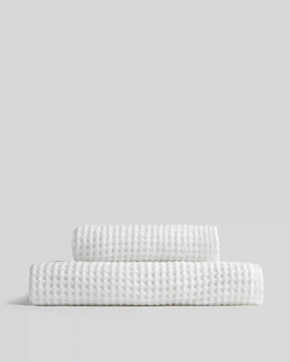 Waffle Towels (White)